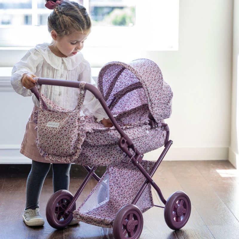 Landau pour poupée Cherry Fleurs Pasito a pasito Ambiance 3