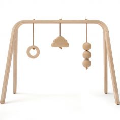 Arche de jeux Naho avec jouets en bois de hêtre