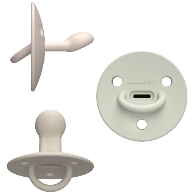 Pack 3 sucettes Choochoo Billie Nude Sand Sage (0-6 mois) Elhée Produit 3