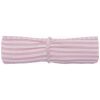 Lange en double gaze de coton gaufré rayé vieux rose BB & Co Produit 1