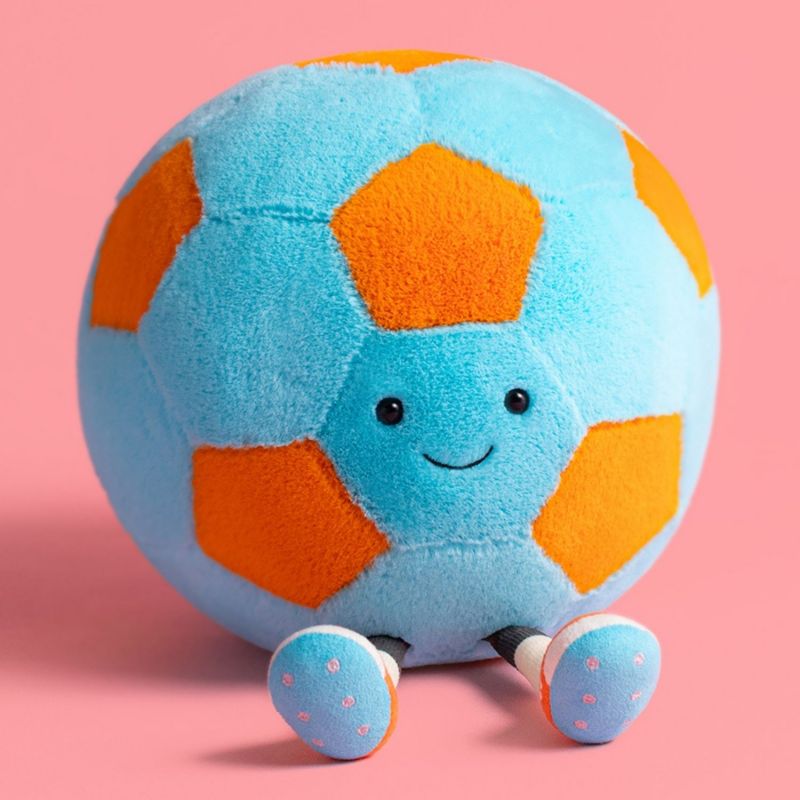 Peluche Amuseable Jellycat Football (27 cm) Jellycat Ambiance 2