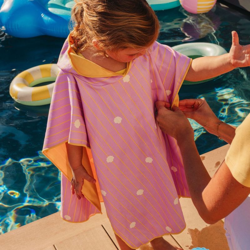 Poncho de plage Rose Banana (60 x 60 cm) Quut Ambiance 7