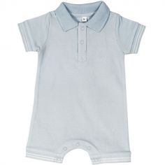 Combishort bleu clair Sophie la girafe (12 mois) - Trois Kilos Sept