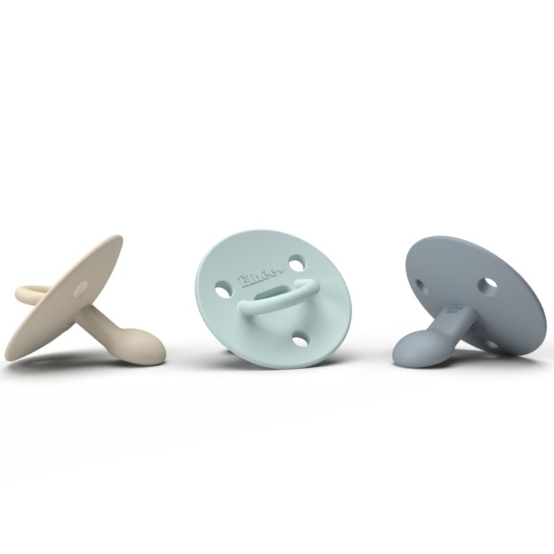 Pack de 3 sucettes Choochoo Buddy Sand-Blue Grey-Ivy Green (6 mois et +) Elhée Produit 2