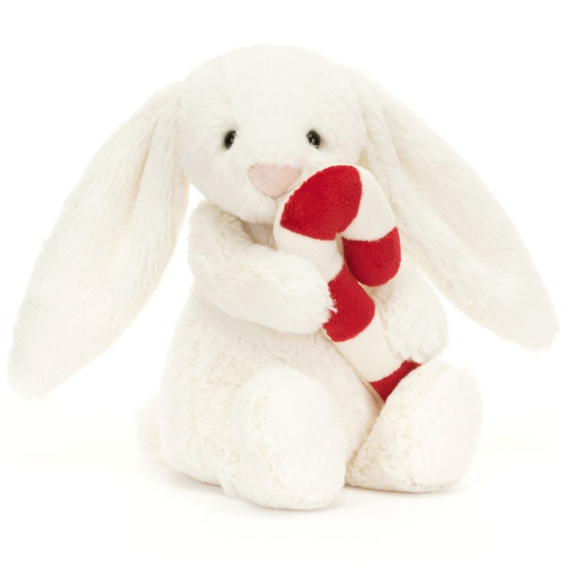 Peluche Bashful Lapin avec sucre d'orge (18 cm) Jellycat