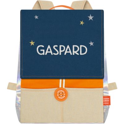 Sac à dos Astro signe astrologique orange (personnalisable)