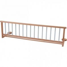 Barrière de lit en bois de hêtre Audrey Hybride blanc 127 cm - Combelle
