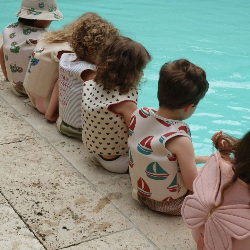 Gilet de natation Piper Powder pink (1-2 ans) Konges Sløjd Ambiance 7