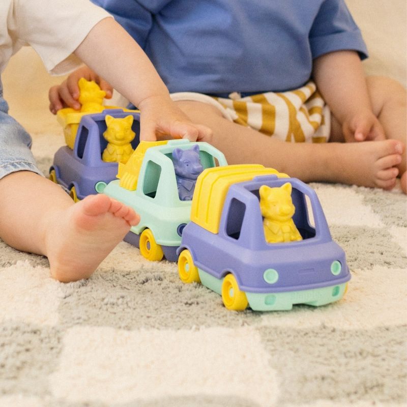 Camion Poubelle Bleu Simple Ambiance 2