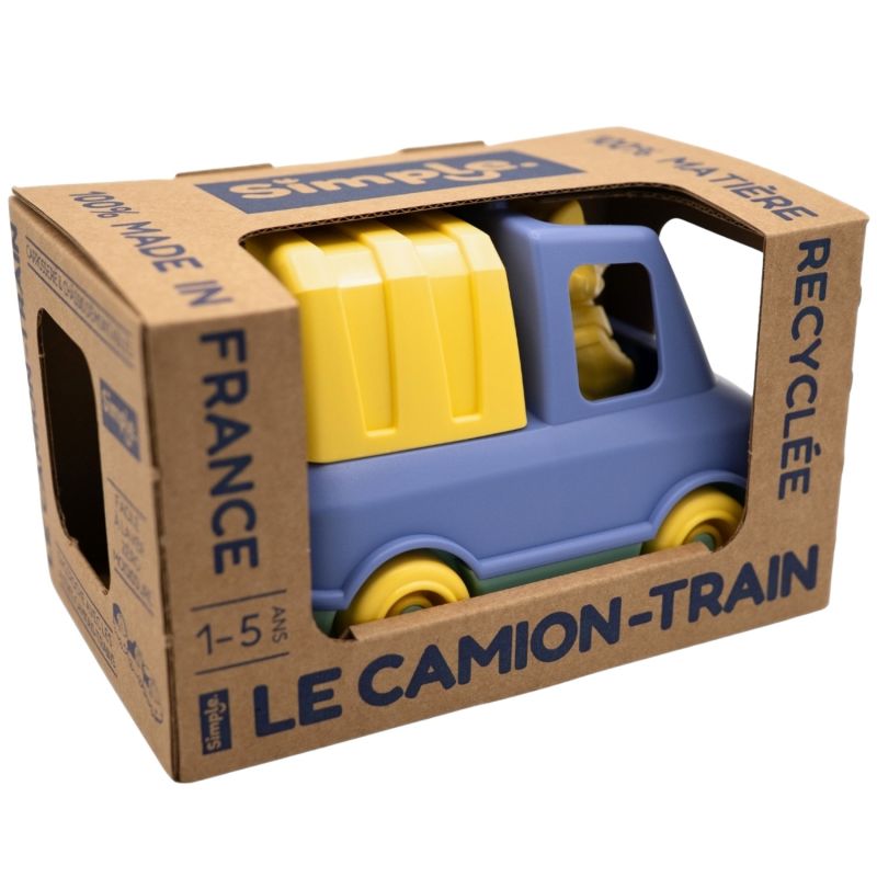 Camion Poubelle Bleu Simple Packaging 6