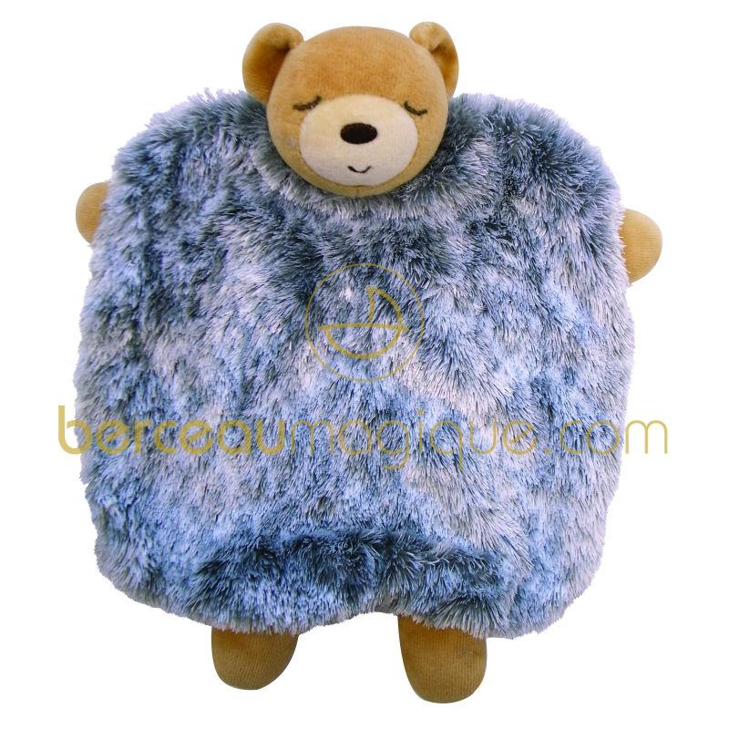 Doudou ours fourrure gris Kaloo