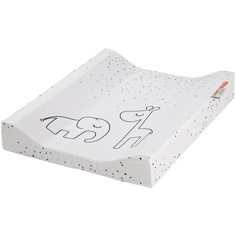 Matelas à langer en tissu déperlant Dreamy Dots blanc (50 x 65 cm) Done by Deer