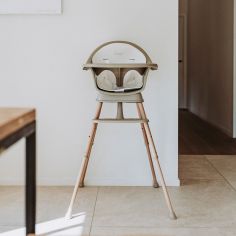 Chaise haute évolutive Ultimo 3 Luxe Thym-Naturel