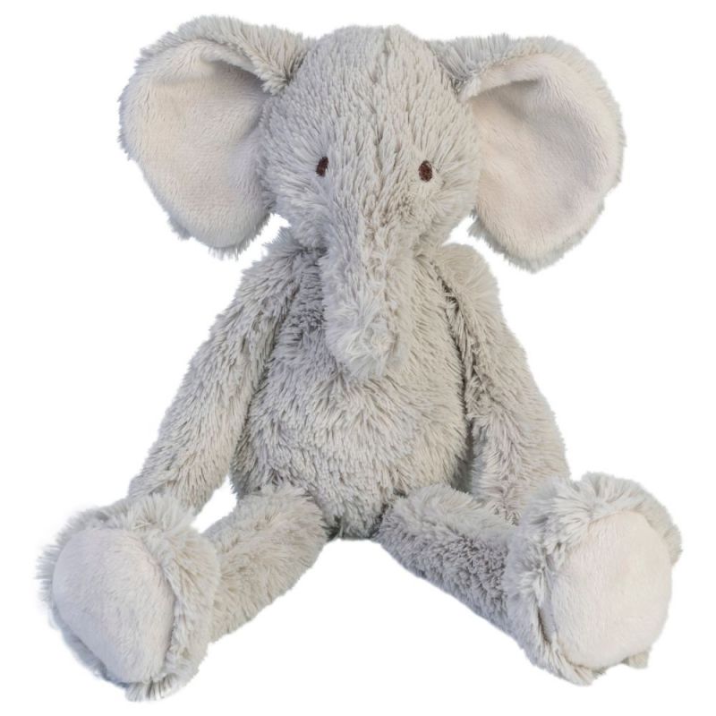 Peluche éléphant Enzo gris (28 cm) BAMBAM