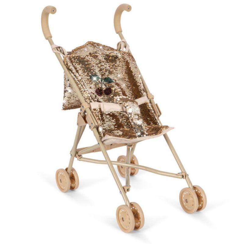Poussette pour poupée doré Cherry Konges Slojd Produit 1