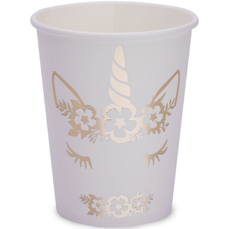 Lot de 8 gobelets en carton Licorne Arty Fêtes Factory
