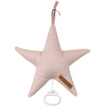 Coussin musical à suspendre étoile Pure pink (27 cm)  par Little Dutch