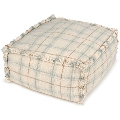 Pouf tissé Blue Sage (40x40 cm) Lorena Canals