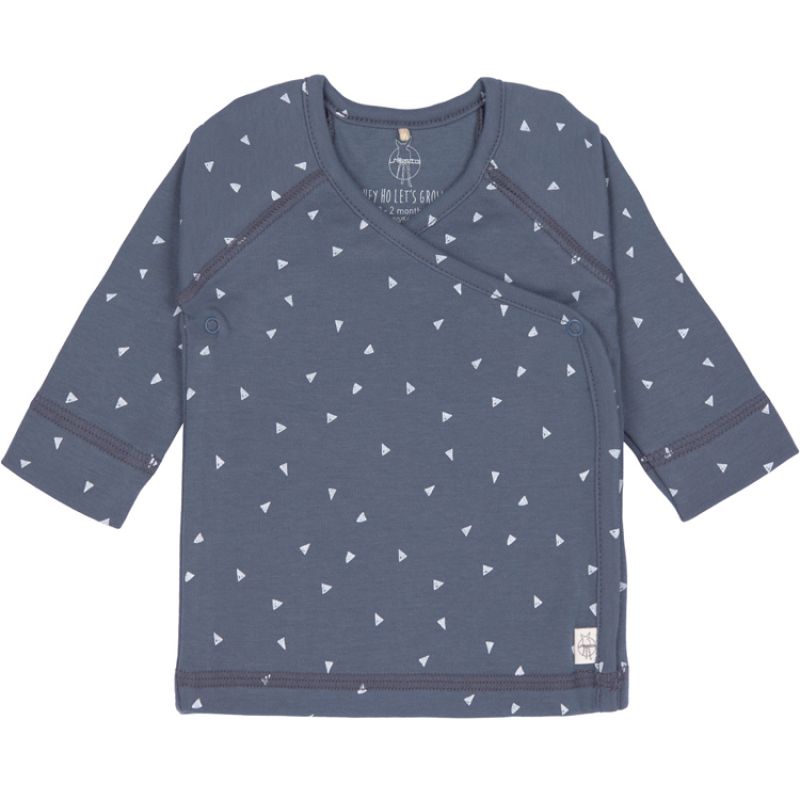 Brassière en coton bio GOTS Triangle bleu (0-2 mois) Lässig