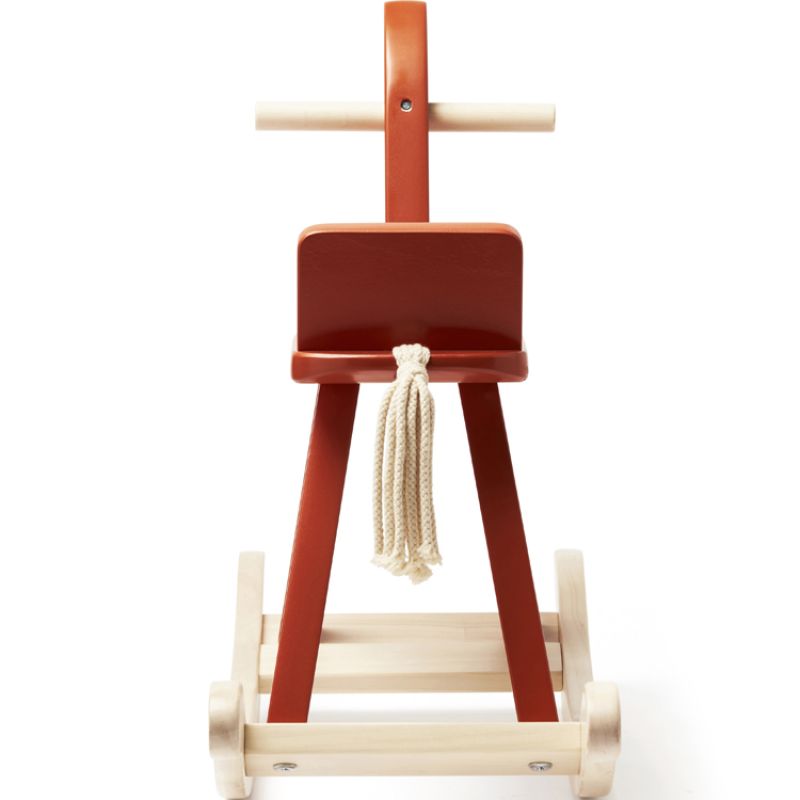 Cheval à bascule rouge orangé Carl Larsson - Reconditionné Kid's Concept Produit 6