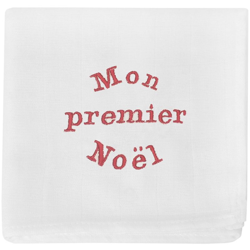 Lange en coton Mon premier Noël (70 x 70 cm) ANVIE