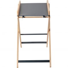 Table à langer pliante Jade bois massif hybride anthracite