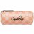 Variation Corail, rose, noir du produit Trousse 1 compartiment Seventies Pink de la marque Caméléon