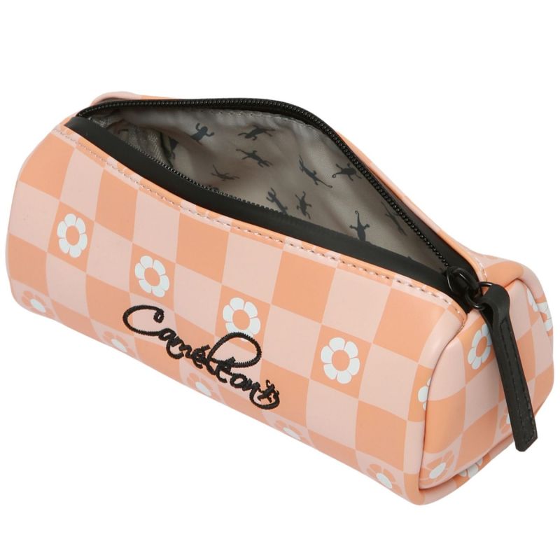 Trousse 1 compartiment Seventies Pink Caméléon Produit ouvert 3