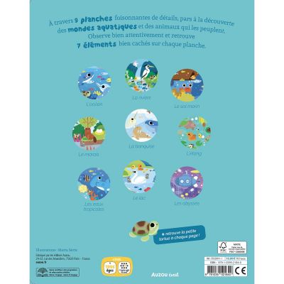 Livre Cherche et trouve des tout-petits Tous à l'eau !