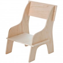 Petite chaise en bois pour poupée (12 x 19 cm)  par Franck & Fischer 