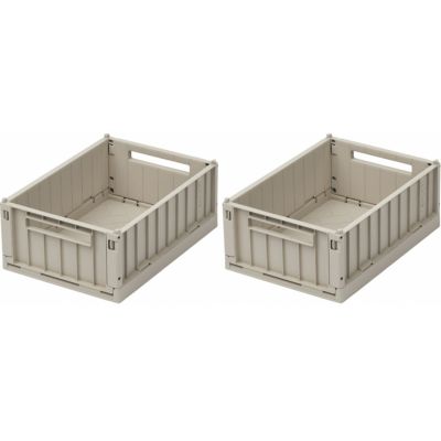 Lot de 2 caisses de rangement Weston S Sandy
