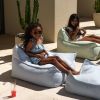 Pouf Ottoman Square Azure Outdoor Wigiwama Ambiance 4