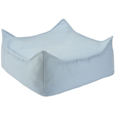 Pouf Ottoman Square Azure Outdoor