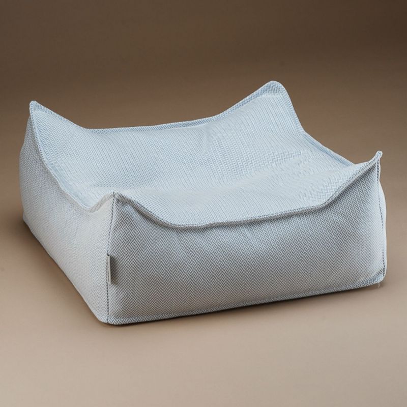 Pouf Ottoman Square Azure Outdoor Wigiwama Ambiance 6