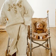 Poussette pour poupée Gaze Léopard