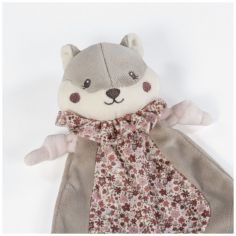 Doudou Écureuil Cherry Fleurs
