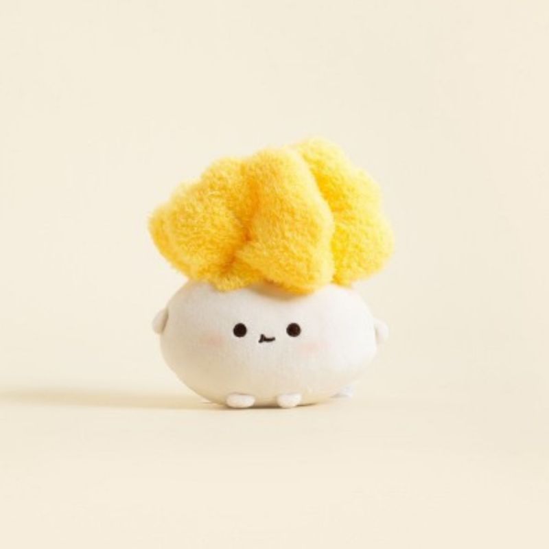 Porte-clé peluche Picnic Chou fleur (15 cm) Bazuuyu Ambiance 2