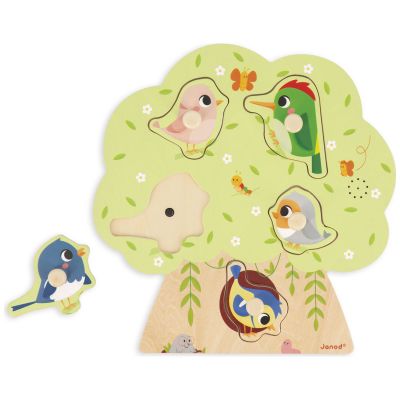 Puzzle sonore Oiseau (6 pièces)