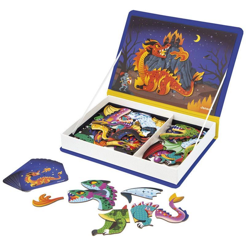 Jeu magnétique magneti'Book Dragons Janod Produit 1