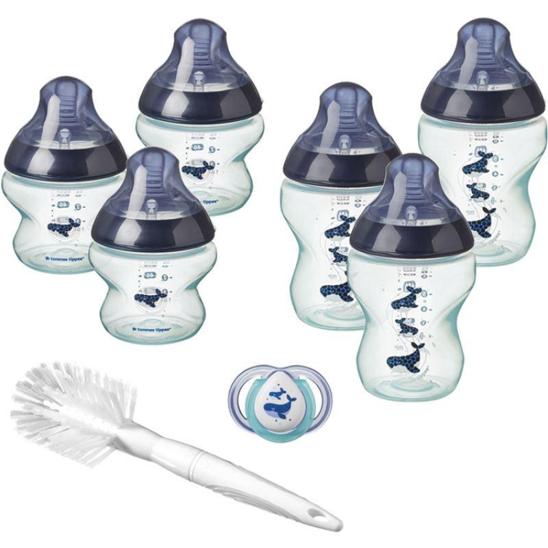 Coffret de naissance biberon Closer to nature Baleine bleue Tommee Tippee
