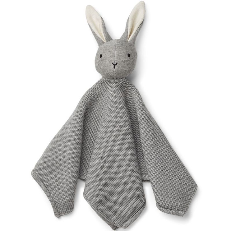 Doudou plat Milo lapin gris Liewood