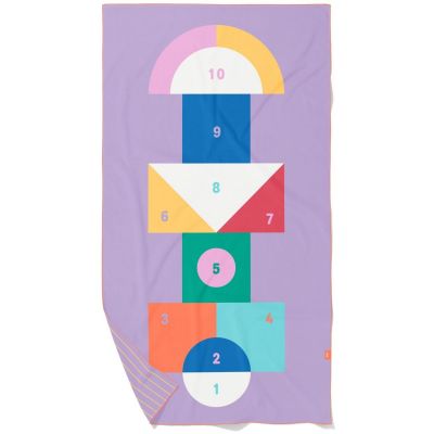 Serviette de plage 2 en 1 Marelle (180 x 100 cm) Quut
