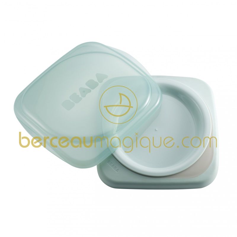 Assiette évolutive poudré bleu Béaba