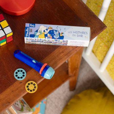 Lampe à histoires Puce et Pilou