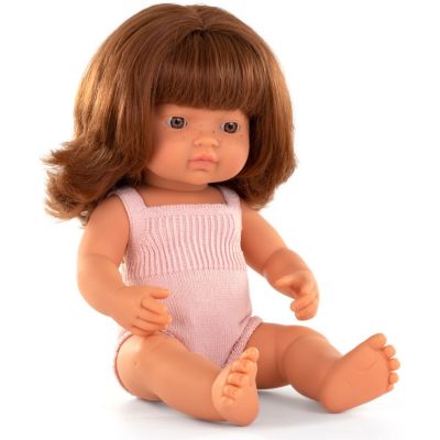 Poupée fille européenne rousse (38 cm)  par Miniland