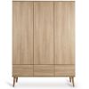 Armoire 3 portes Flow XL Honey Ash - Quax