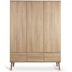Armoire 3 portes Flow XL Honey Ash - Quax
