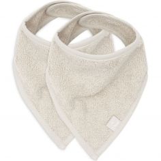 Lot de 2 bavoirs bandana Nougat - Jollein