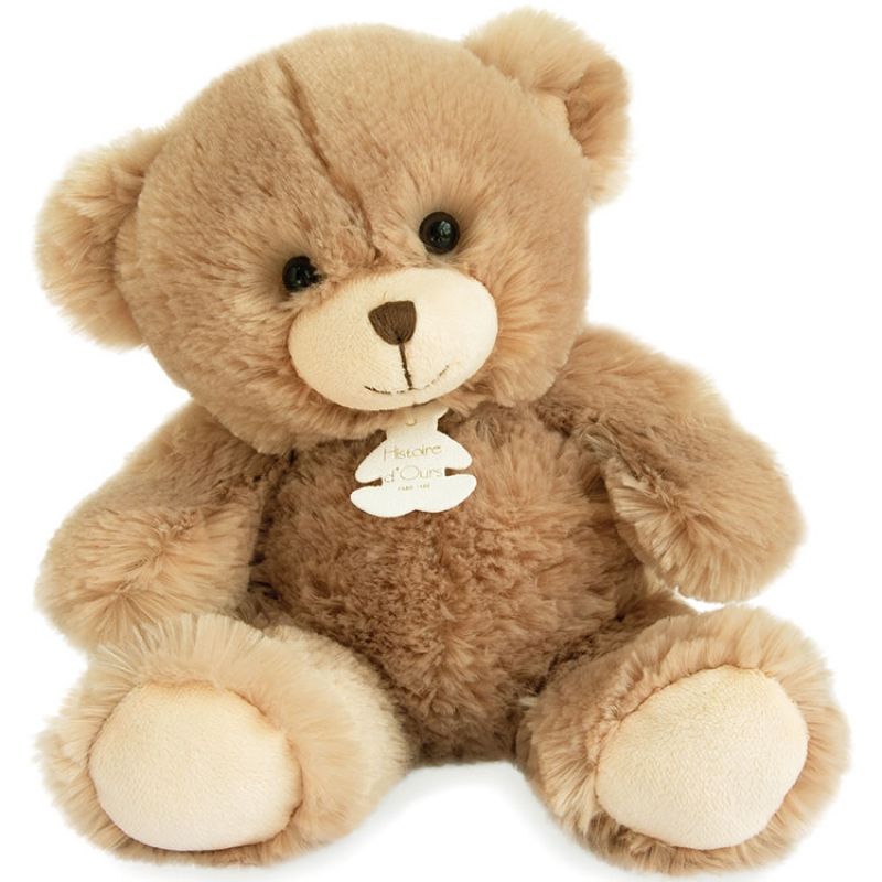Peluche ours Bellydou marron glacé (30 cm) Histoire d'Ours