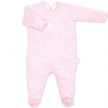 Pyjama léger jersey Bmini rose à points cristal (3-6 mois : 60 à 67 cm)  par Bemini